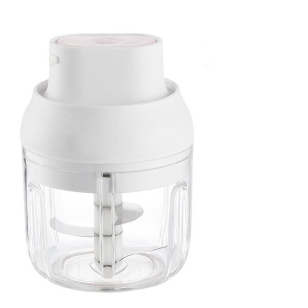 Electric Garlic Chopper Mini, Garlic Masher Crusher, Food Processor Small with Garlic Peeler And Spoon