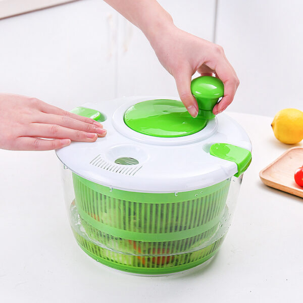 Vegetable Fruit Dehydrator Salad Useful Multifunctional Household Quickly Dryer Basket Shake Plastic Kitchen Tool Spinner - Image 2