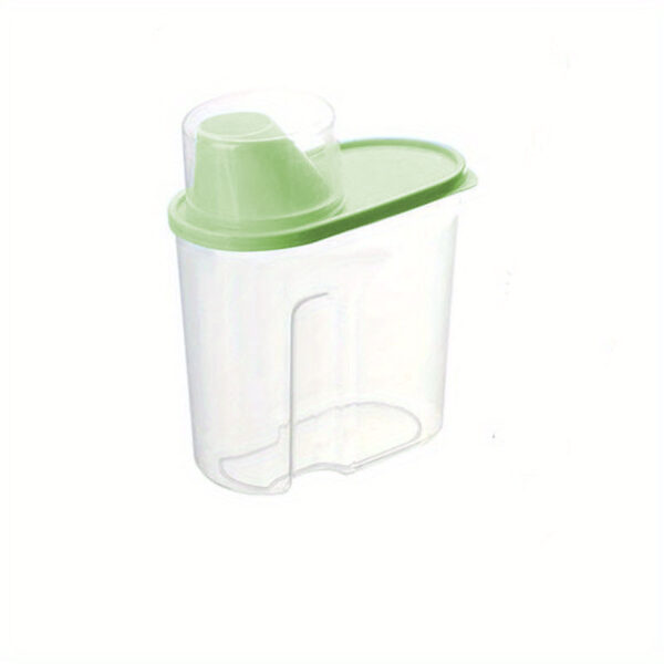 1pc 1.9L Kitchen Cereals Jar; Kitchen Storage Box; Airtight Food Storage Containers; Kitchen Supplies - Image 2