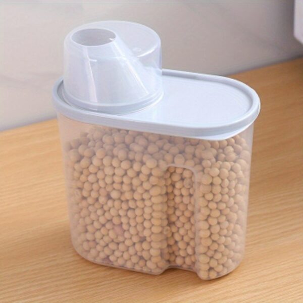 1pc 1.9L Kitchen Cereals Jar; Kitchen Storage Box; Airtight Food Storage Containers; Kitchen Supplies - Image 7