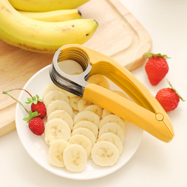 Kitchen Supplies Banana Slicer 304 Stainless Steel Ham Sausage Cutter - Image 4