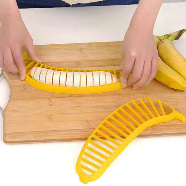 1pc; Banana Slicer; Cut Banana; All-in-one Fruit Divider; Cucumber Ham Sausage Slicer - Image 2