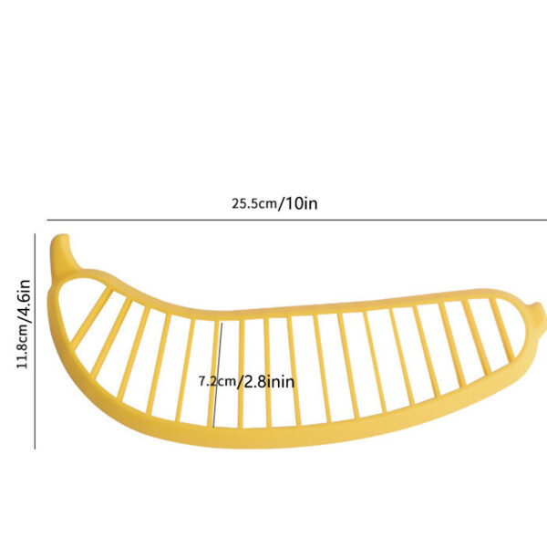 1pc; Banana Slicer; Cut Banana; All-in-one Fruit Divider; Cucumber Ham Sausage Slicer - Image 3