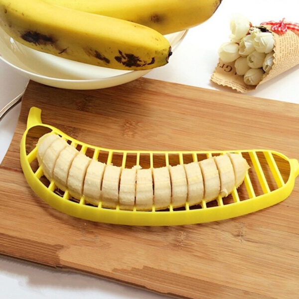 1pc; Banana Slicer; Cut Banana; All-in-one Fruit Divider; Cucumber Ham Sausage Slicer - Image 4