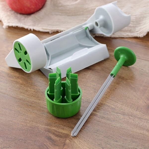 Kitchenware Home Multi-Functional Peeler Hand Rotating Fruit And Vegetable Shaper Potato Cutting - Image 7