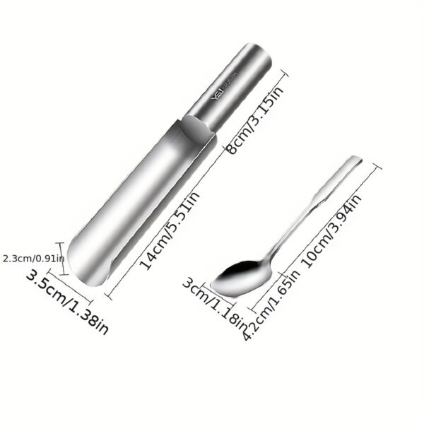 1pc Meatball Maker Stainless Steel Meatball Maker Plastic Meat Baller Spoon DIY Meatball Mold Plastic Meat Balls Fish Balls Beef Balls Processing Spoon Mold - Image 2