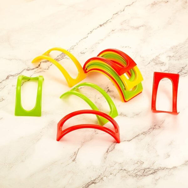 3/6pcs; Mexican Muffin Bracket; Taco Pancake Rack; Taco Holder; Kitchen Food Grade Corn Roll Rack - Image 4