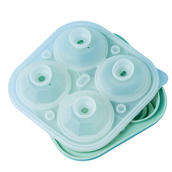 Ice Cube Tray;  2.5inch Ice Cube Molds;  2 Cavity Silicone Rose & 2 Diamond Ice Ball Maker - Image 12