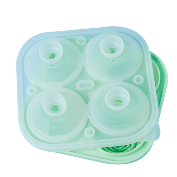 Ice Cube Tray;  2.5inch Ice Cube Molds;  2 Cavity Silicone Rose & 2 Diamond Ice Ball Maker - Image 10