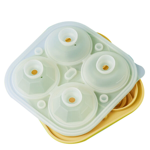 Ice Cube Tray;  2.5inch Ice Cube Molds;  2 Cavity Silicone Rose & 2 Diamond Ice Ball Maker - Image 8