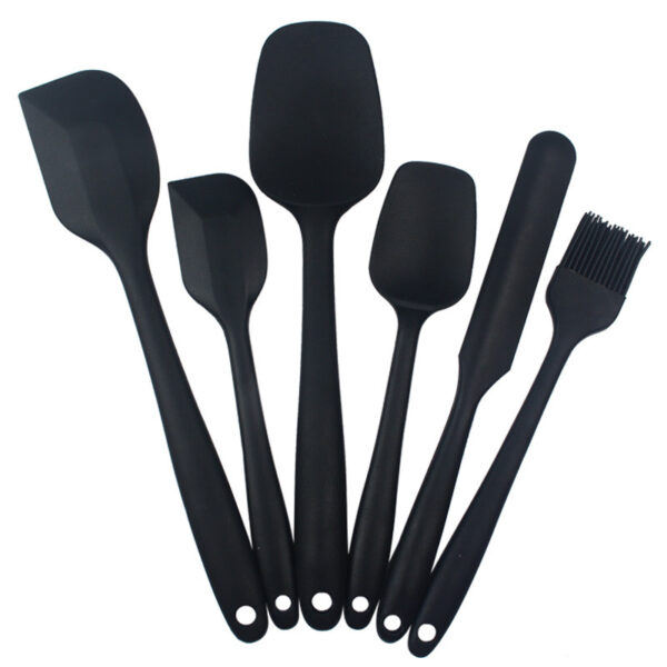 6pcs Silicone Kitchenware Set; Kitchen Supplies; Baking Supplies; Large Scraper; Spatula; Baking Tools; Cake Cream Spatula; Kitchen Tool Set - Image 6