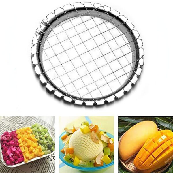 1pc Stainless Steel Egg Slicer Cutter Cut Egg Device Grid For Vegetables Salads Potato Mushroom Tools Chopper For Kitchen Chopper - Image 2