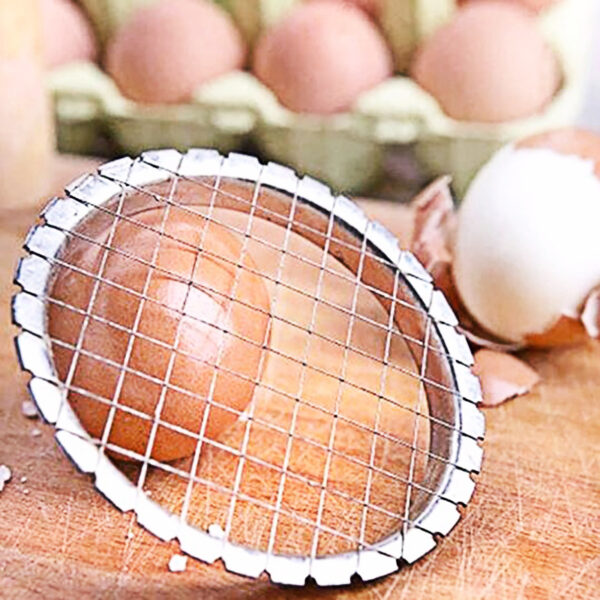 1pc Stainless Steel Egg Slicer Cutter Cut Egg Device Grid For Vegetables Salads Potato Mushroom Tools Chopper For Kitchen Chopper - Image 5