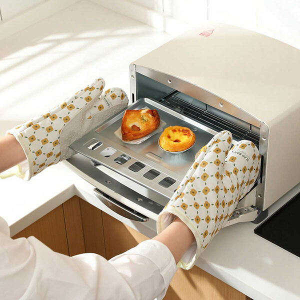 Anti-Scalding Microwave Cotton Non-Slip Insulation Gloves Oven Mitts  Kitchen Heat Resistant Thickened Cotton Heat Insulation Microwave Oven Oven Anti Scalding Household Gloves Baking Tools - Image 136