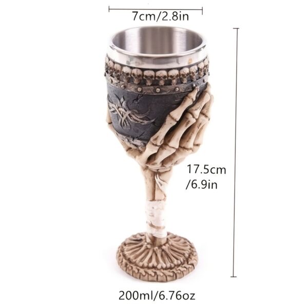 1pc 200ml Ghost Hand Goblet Cocktail Glass - Image 5