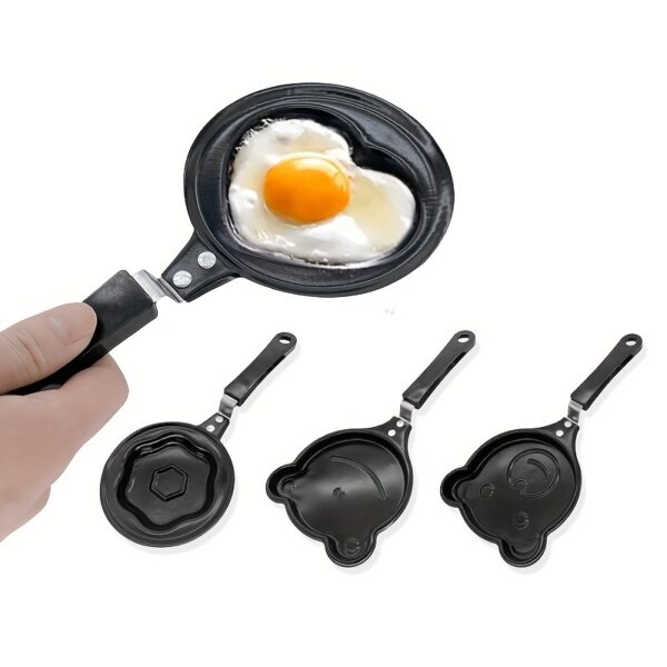 1pc Breakfast Mini Omelette Pan Creative Cute Cartoon Diy Omelette Pan Non-Stick Pan Kitchen Fried Egg Pan - Image 5