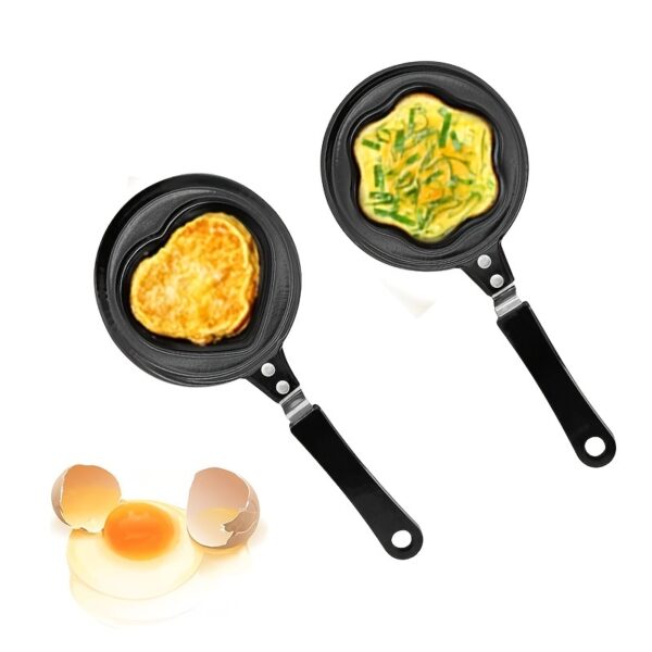 1pc Breakfast Mini Omelette Pan Creative Cute Cartoon Diy Omelette Pan Non-Stick Pan Kitchen Fried Egg Pan - Image 6