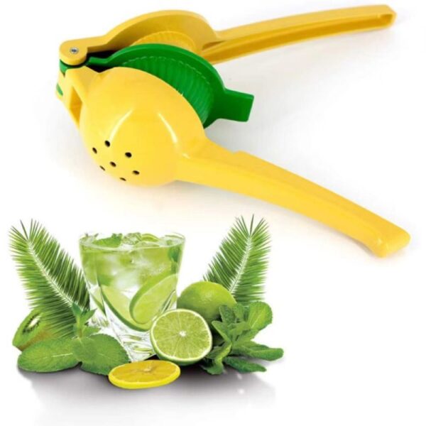 1pc; Lemon Lime Squeezer; Hand Juicer; Manual Press Citrus Juicer; No Seed 2 In 1 Double Layers Yellow Squeezer; Kitchen Gadgets; Home Kitchen Items - Image 8