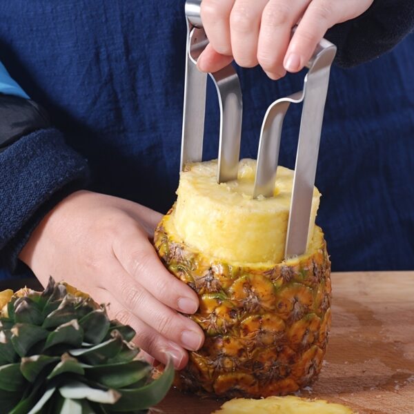 1pc Pineapple Corer Stainless Steel Pineapple Corer Peeler Pineapple Cutter Fruit Tool Easy Kitchen Tool - Image 7