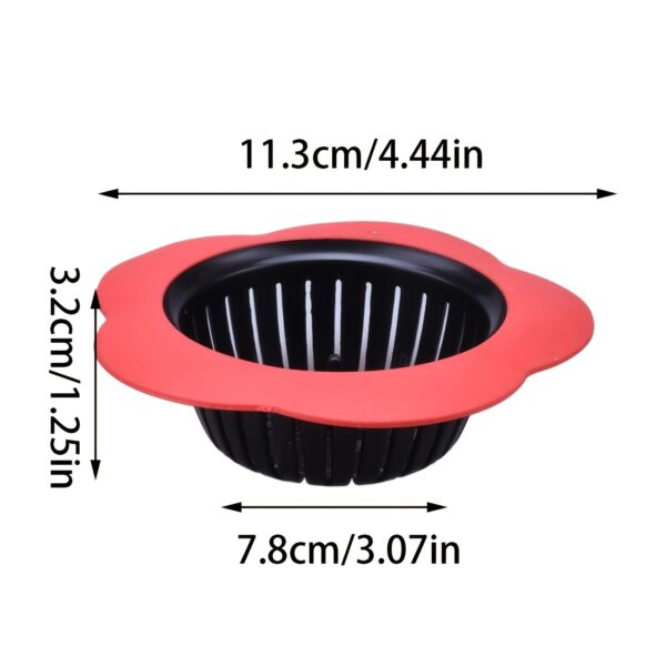 2pcs Flower Shaped Sink Strainer; Shower Sink Drains Cover; Kitchen Sink Colander; Sewer Hair Filter; Kitchen Accessories - Image 6