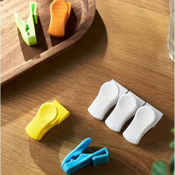 4pcs Multifunctional Fresh-keeping Sealed Storage Clip; Refrigerator Side Door Organiser Clips; For Kitchen Storage Clips; Kitchen Supplies - Image 5