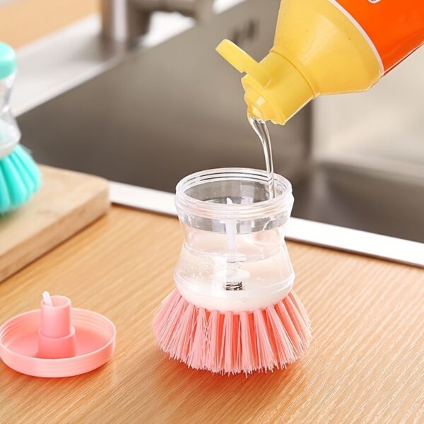 Cleaning Brush; A Multi-functional Brush That Automatically Adds Detergent; Used For Washing Dishes; Brushing Pots; And Brushing Basins - Image 10