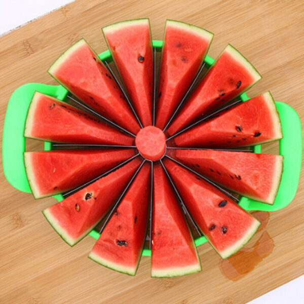 1pc Watermelon Knife; Convenient Kitchen Cooking Knife; Summer Watermelon Slicer Fruit Cutter For Kitchen - Image 2