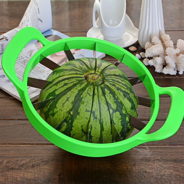 1pc Watermelon Knife; Convenient Kitchen Cooking Knife; Summer Watermelon Slicer Fruit Cutter For Kitchen - Image 3