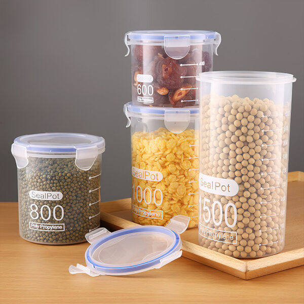 1pc Grain Storage Tank; Plastic Grain Storage Box; Airtight Tank - Image 5