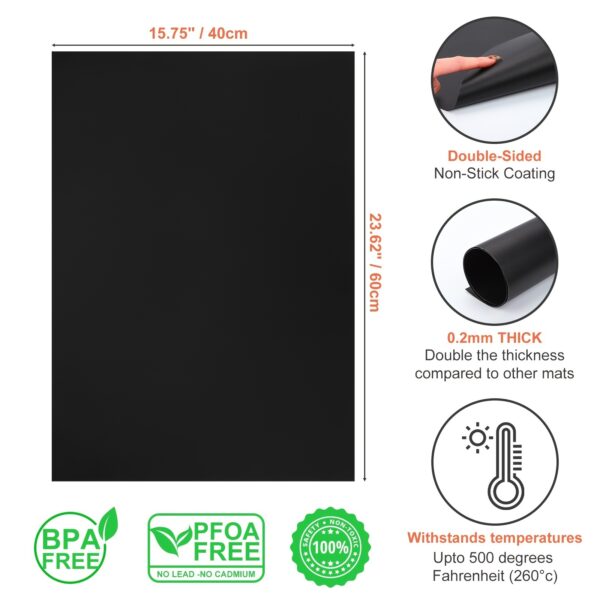 2pcs Oven Liner; Oven Liners For Bottom Of Oven; Easy To Clean; Protect Bottom Of Oven/Gas Stove - Image 5