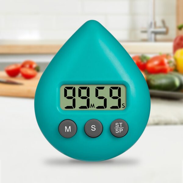 LED Counter Display Alarm Clock Manual Electronic Countdown Sports Sucker Digital Timer Kitchen Cooking Shower Study Stopwatch - Image 4