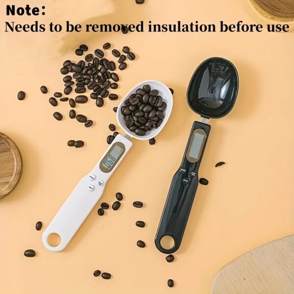 Electronic Kitchen Scale; 0.1g-500g LCD Display Digital Weight Measuring Spoon; Kitchen Tool (Button Battery Version Cannot Be Charged) Outdoor Home Kitchen Accessories - Image 3