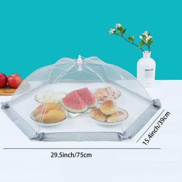 1pc Household Dustproof Food Cover; Multifunctional Pop Up Foldable High Density Mesh Tent; Blocks Flies; Mosquitoes; Suitable For Outdoor - Image 2