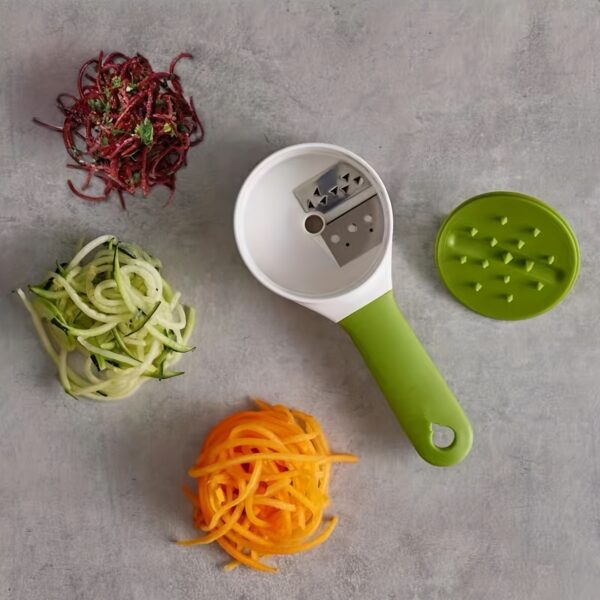 1pc Spiral Carrot Spiralizer Grater Vegetable AccessoriesVeget Tools Manual Kitchen Handheld Cutter Slicer Gadget Shredder Peeler - Image 3