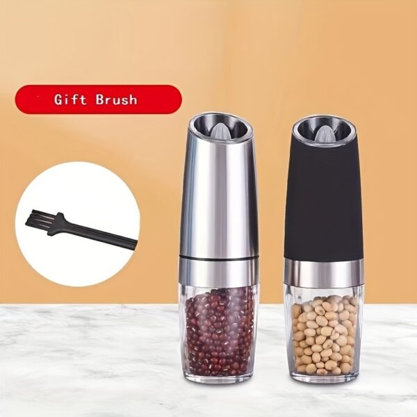 1pc/2pcs Electric Pepper Mill Herb Coffee Grinder Automatic Gravity Induction Salt Shaker Grinders Machine Kitchen Herb Spice Mill Tools (Battery Not Included) - Image 8