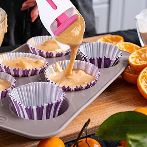 Cupcake Scoop - BPA-Free Batter Dispenser With Measuring Function For Equal Amounts For Drip-Free Baking And Clean Counters Kitchen Gadgets - Image 4