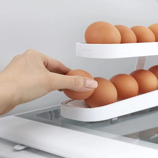 Refrigerator Egg Dispenser Home Kitchen Egg Organizer - Image 2