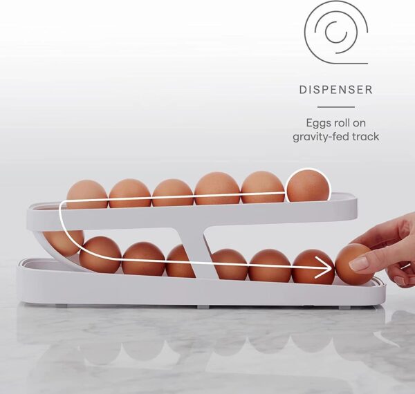 Refrigerator Egg Dispenser Home Kitchen Egg Organizer - Image 3