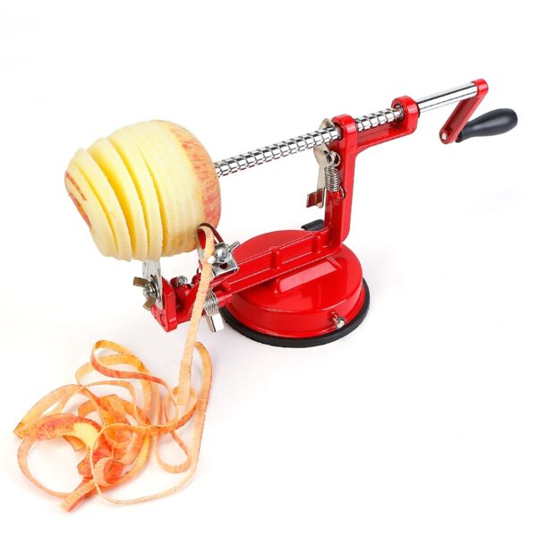 3In 1 Apple Peeler Manual Rotation Potato Fruit Core Slicer Kitchen Hand Cracking Corer - Image 12