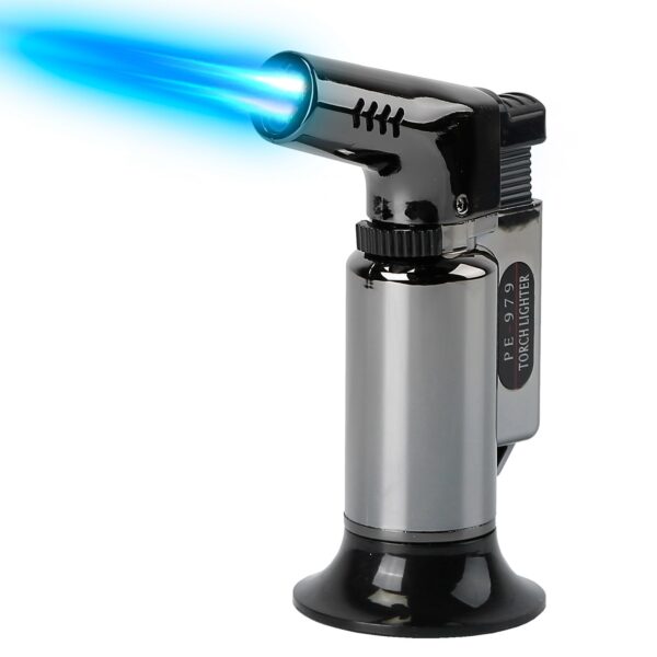 Culinary Butane Torch Lighter Refillable Blow Torch Adjustable Flame Kitchen Cooking BBQ Torch (Gas Not Included) - Image 14