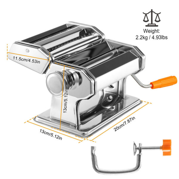 Pasta Maker Roller Machine Fettuccine Noodle Maker - Image 7