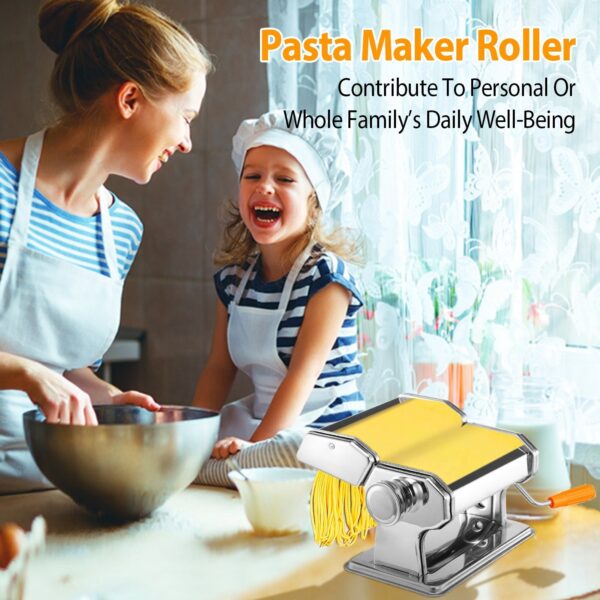 Pasta Maker Roller Machine Fettuccine Noodle Maker - Image 9