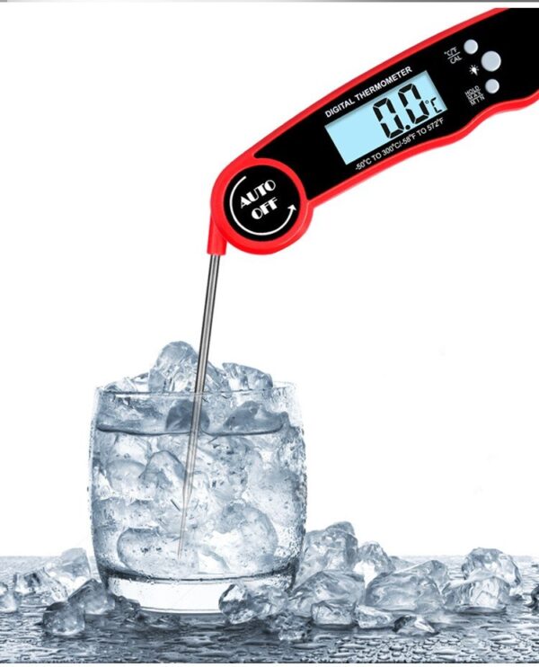 Digital Meat Thermometer with Probe - Waterproof;  Kitchen Instant Read Food Thermometer for Cooking;  Baking;  Liquids;  Candy;  Grilling BBQ & Air Fryer - Image 8