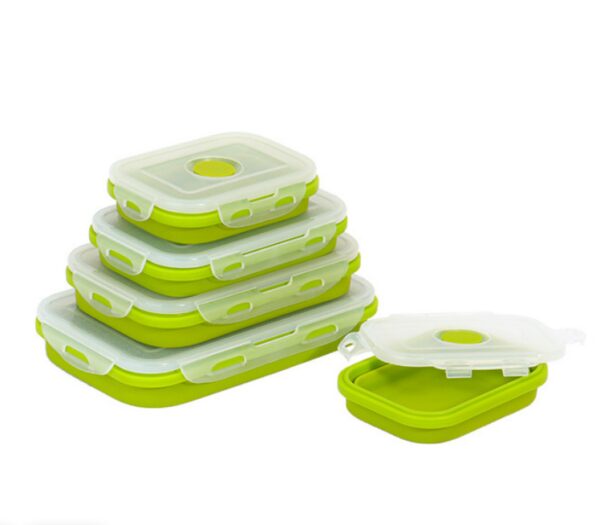 Reusable Pizza Storage Container with  Microwavable Serving Trays - Adjustable Pizza Slice Container to Organize & Save Space - BPA Free, Microwave, & Dishwasher Safe - Image 5