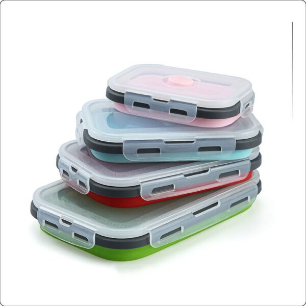 Reusable Pizza Storage Container with  Microwavable Serving Trays - Adjustable Pizza Slice Container to Organize & Save Space - BPA Free, Microwave, & Dishwasher Safe - Image 16