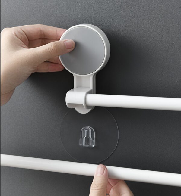 Kitchen Paper Towel Rack Wall-mounted Paper Rack Hanging Shelf Cling Film Bag Storage Rag Rack Roll Paper Rack Without Punching - Image 5