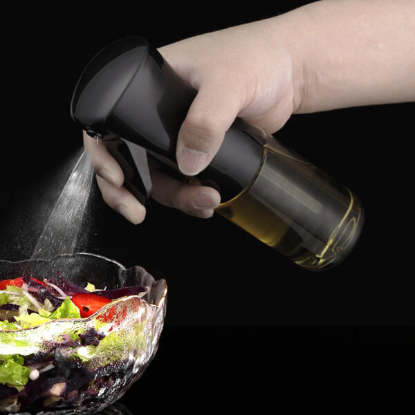 200ml Quantitative Oil Spray Bottle Atomization Good Health Spray Bottle Oil Spray Bottle Barbecue Kitchen Press Type Fan - Image 4