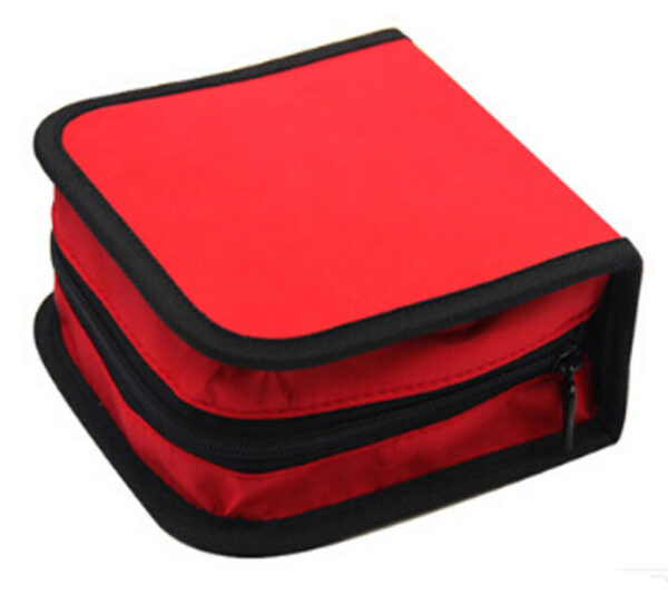 Camping Cooking Outdoor Travel Bag Tableware Stainless Red - Image 2