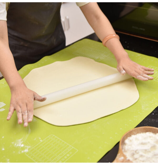 Non-Stick Silicone Dough Rolling Mat Sheet, Kneading Rolling Baking Pad with Measurement Scale Pastry Baking Mat Tool - Image 9