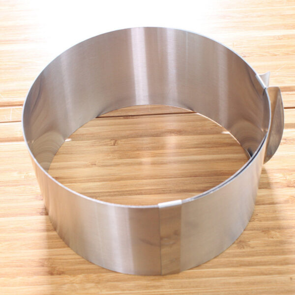 Stainless Steel Cake Ring Adjustable Round Cake Mold Mousse Ring Baking Tool - Image 2